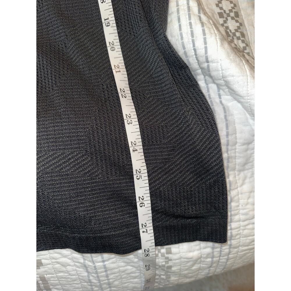 Lululemon Metal Vent Tech Long Sleeve Shirt Mens Large Black Geometric Seamless - Picture 5 of 7